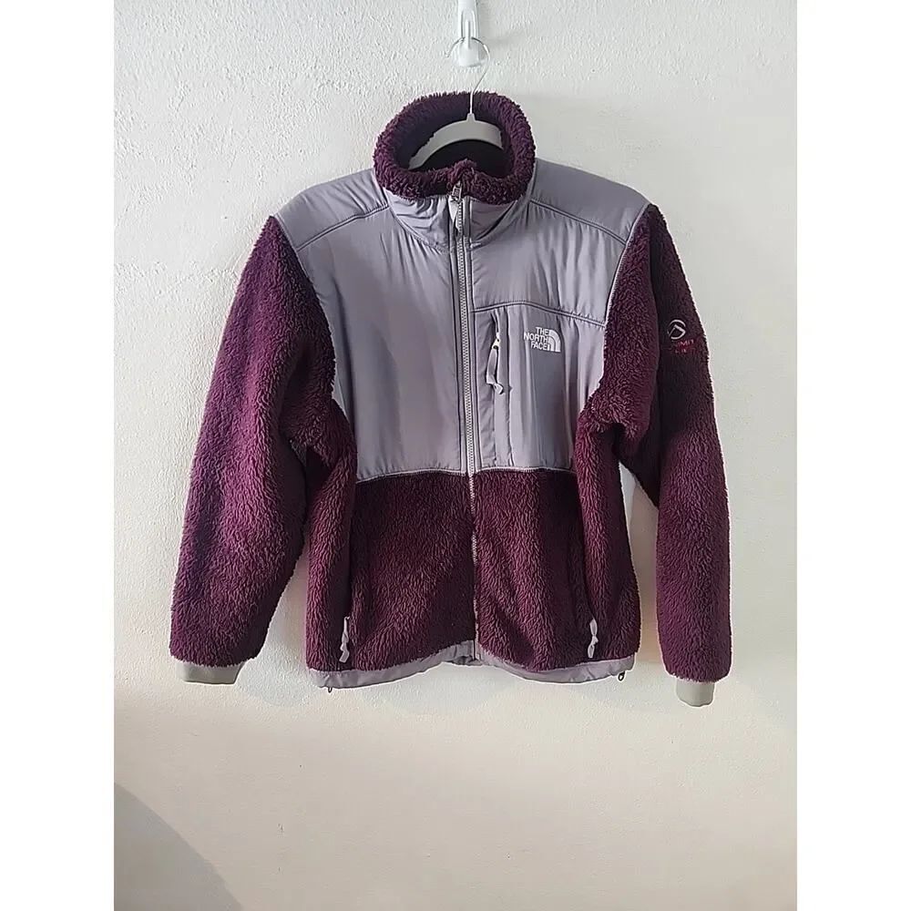 The North Face Denali Fleece Jacket Women’s Small Purple Gray Trim Summit Series
